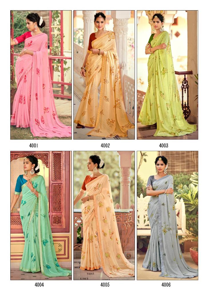 Kashvi Ragini 2 Casual Daily Wear Georgette Printed Saree Collection